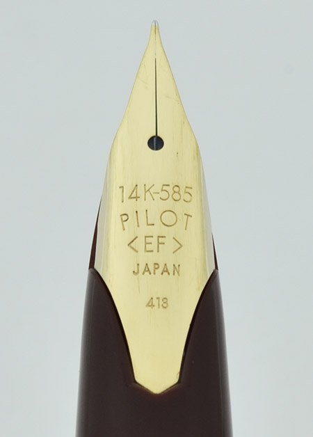Pilot Elite 95S Pocket Fountain Pen - Deep Red, 14k Extra Fine Nib